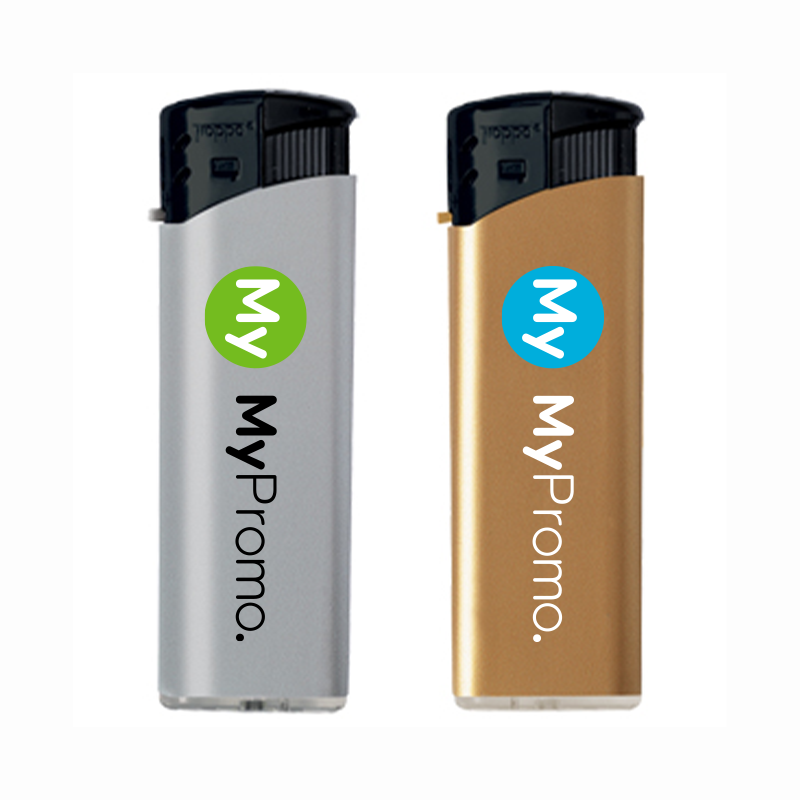 Lighter | Metallic colored | Electronic | Flame regulator